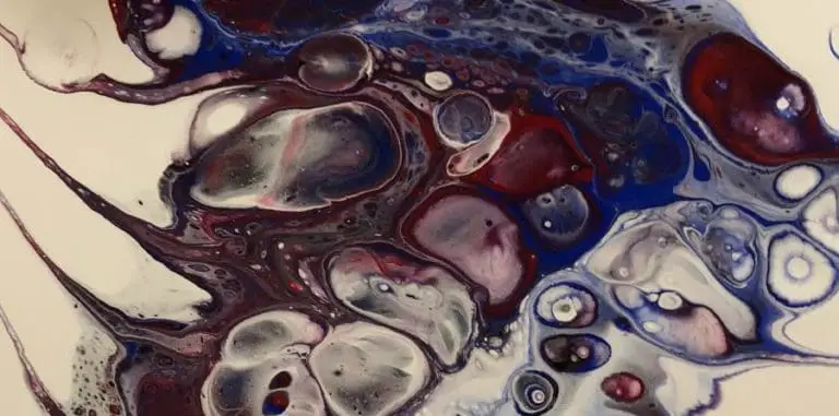 Acrylic Pour Muddy Painting Large